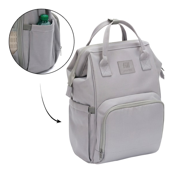 babywalz FillikidWickelrucksack Barcelona stone grey Heißer Verkauf