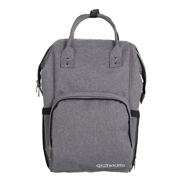 babywalz 2heartsWickelrucksack grau melange Letzter Tag