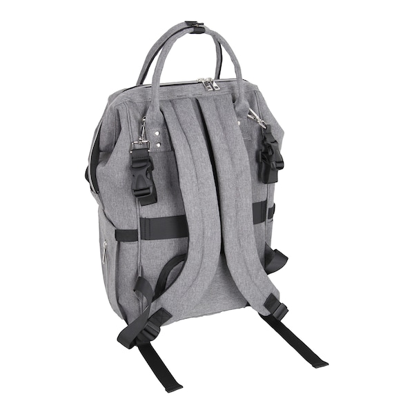 babywalz 2heartsWickelrucksack grau melange Letzter Tag