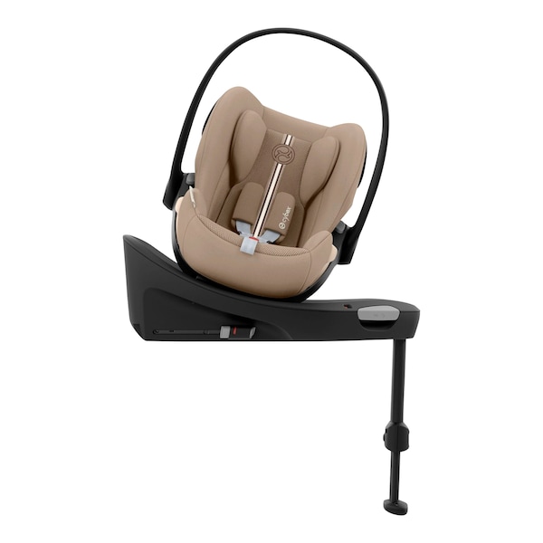 babywalz Cybex - GOLDBabyschale Cloud G PLUS inkl. Isofix-Basis Base G almond beige