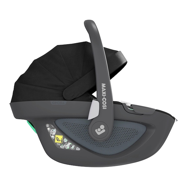 babywalz Maxi-CosiBabyschale Pebble 360 inkl. Isofix-Basis FamilyFix 360 essential black Speichern exportieren
