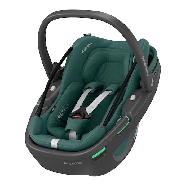 babywalz Maxi-CosiBabyschale Coral 360 i-Size Bundle inkl. Isofix-Basis FamilyFix 360 essential green 50% Rabatt für begrenzte Zeit