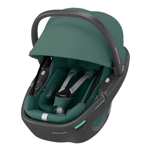 babywalz Maxi-CosiBabyschale Coral 360 i-Size Bundle inkl. Isofix-Basis FamilyFix 360 essential green 50% Rabatt für begrenzte Zeit