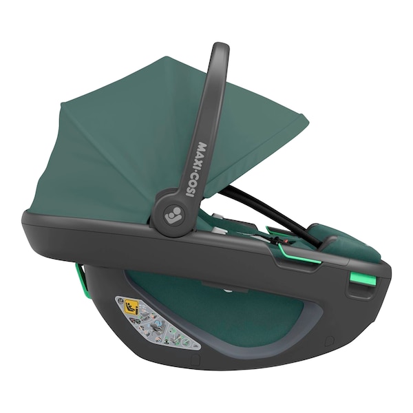 babywalz Maxi-CosiBabyschale Coral 360 i-Size Bundle inkl. Isofix-Basis FamilyFix 360 essential green 50% Rabatt für begrenzte Zeit