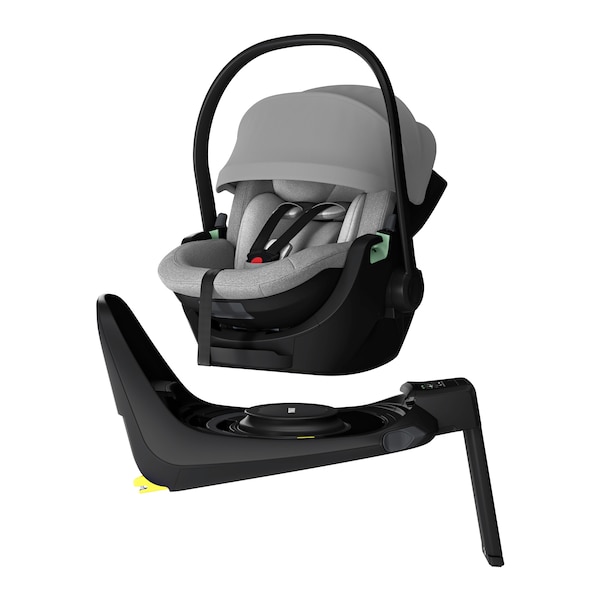 babywalz ThuleBabyschale Maple inkl. Isofix Basis Alfi light grey Günstiger Verkauf