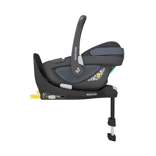 babywalz Maxi-CosiBabyschale Pebble 360 inkl. Isofix-Basis FamilyFix 360 essential graphite