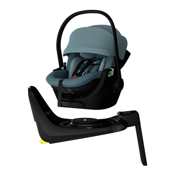 babywalz ThuleBabyschale Maple inkl. Isofix Basis Alfi mid blue