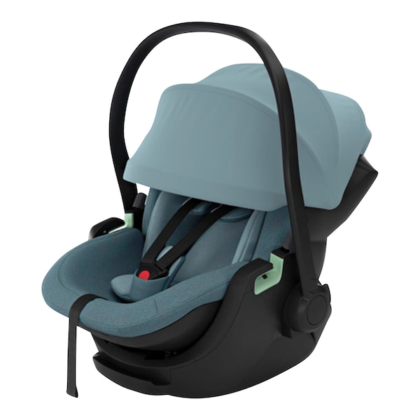 babywalz ThuleBabyschale Maple inkl. Isofix Basis Alfi mid blue Fabrikpreis