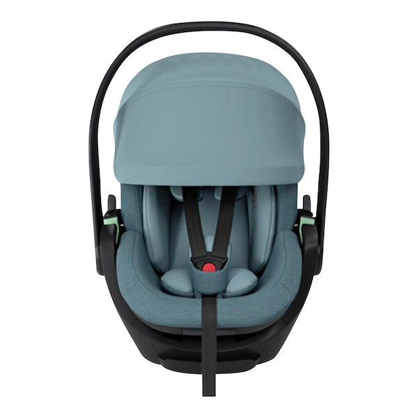 babywalz ThuleBabyschale Maple inkl. Isofix Basis Alfi mid blue Fabrikpreis