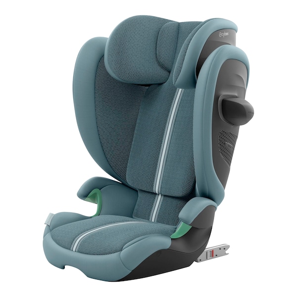 babywalz Cybex - GOLDKindersitz SOLUTION G2 I-FIX PLUS stormy blue