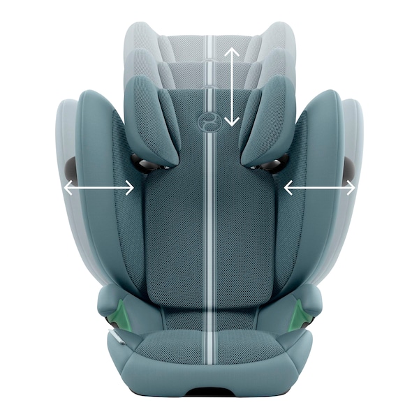 babywalz Cybex - GOLDKindersitz SOLUTION G2 I-FIX PLUS stormy blue Lagerräumung