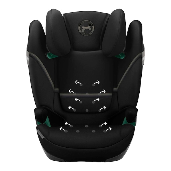 babywalz Cybex - GOLDKindersitz Solution S2 i-Fix moon black Große Rabatte
