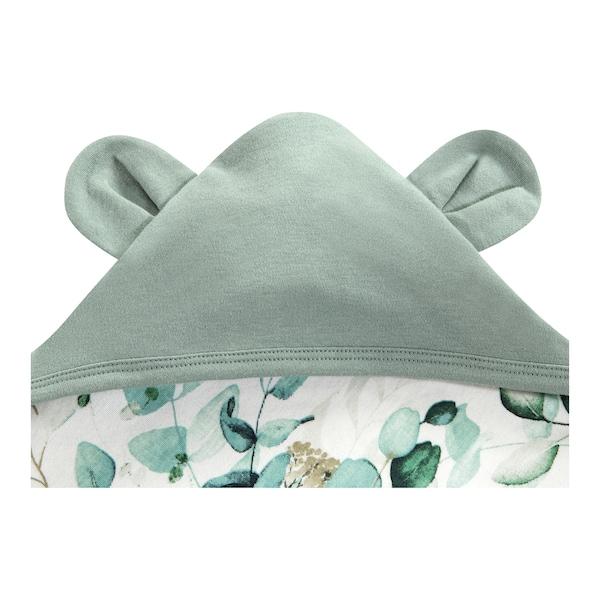 babywalz HauckEinschlagdecke Snuggle N Dream leaves mint Fabrikladen