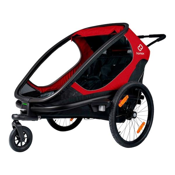 babywalz hamaxOutback Fahrradanhänger red / black Saisonale Angebote