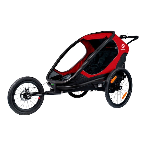 babywalz hamaxOutback Fahrradanhänger red / black Saisonale Angebote