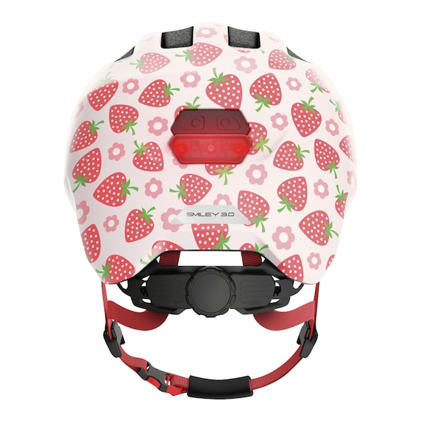 babywalz ABUSFahrradhelm Smiley 3.0 LED rose strawberry Riesige Ersparnisse