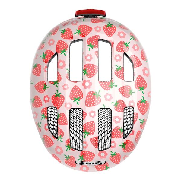 babywalz ABUSFahrradhelm Smiley 3.0 LED rose strawberry Riesige Ersparnisse