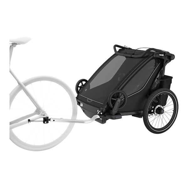 babywalz ThuleFahrradanhänger Chariot Sport 2 Double (2024) black VIP-Rabatte