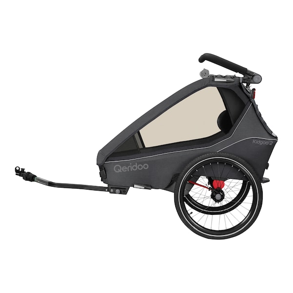 babywalz QeridooFahrradanhänger Kidgoo 2 Steel Grey Wochenangebot