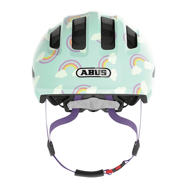 babywalz ABUSFahrradhelm Smiley 3.0 LED blue rainbow Begrenzte Freigabe