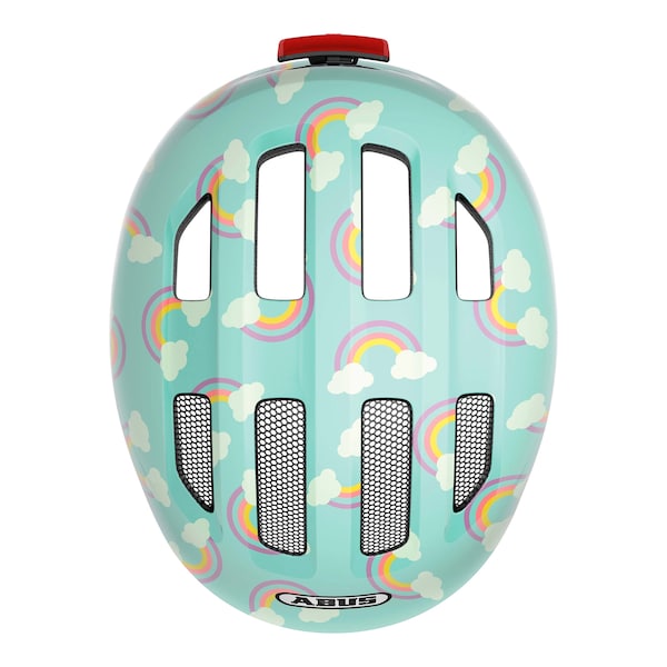 babywalz ABUSFahrradhelm Smiley 3.0 LED blue rainbow Begrenzte Freigabe