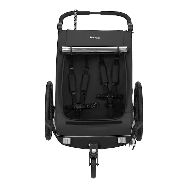 babywalz HauckFahrradanhänger Dryk Duo Plus Black Kostenloser Versand international