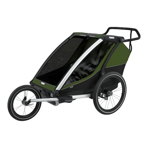 babywalz ThuleChariot Cab2 Fahrradanhänger cypress green zollfrei