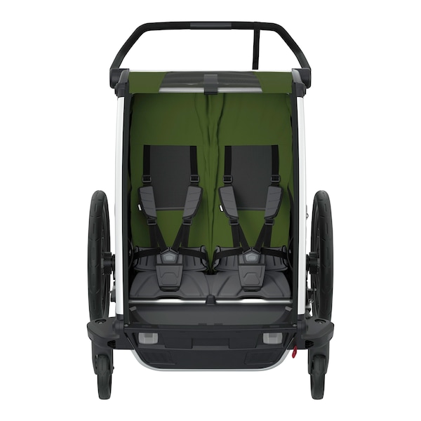 babywalz ThuleChariot Cab2 Fahrradanhänger cypress green zollfrei