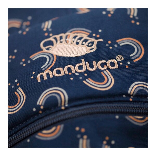 babywalz manduca® - XTBabytrage 3 Tragepositionen Limited Edition navy / print Exklusivangebot