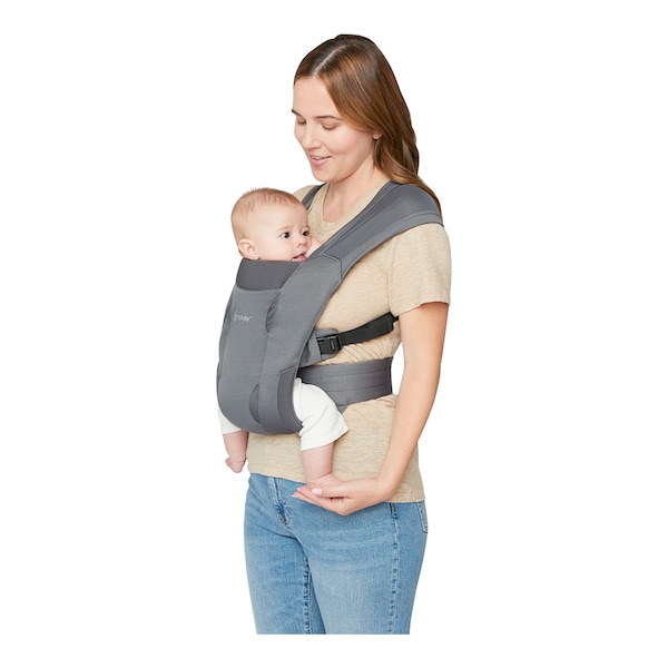 babywalz Ergobaby®Embrace Soft Air Mesh Babytrage 3 Tragepositionen washed black