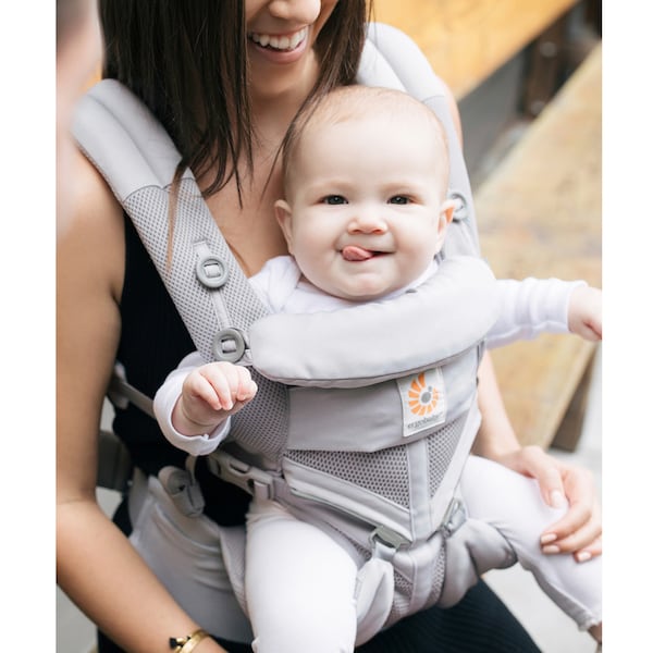 babywalz Ergobaby® - OMNI 360Cool Air Mesh Babytrage 4 Tragepositionen pearl grey Osterangebot