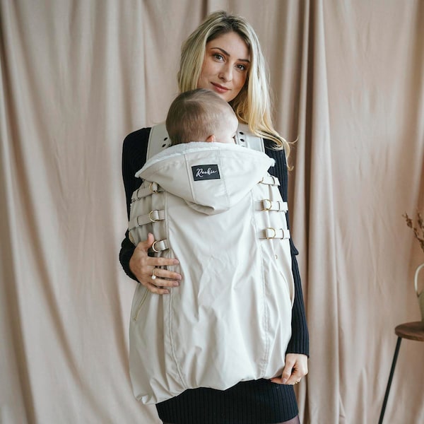 babywalz RookieWintercover für Babytrage beige