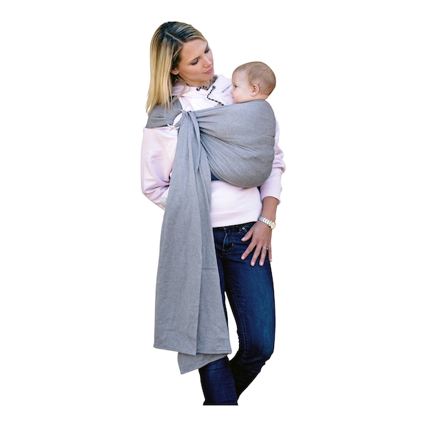 babywalz AMAZONASRing Sling Tragetuch grey