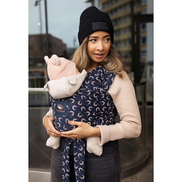 babywalz manduca® - SLINGBabytragetuch 510cm Limited Edition navy / print Bis zu 55% Rabatt
