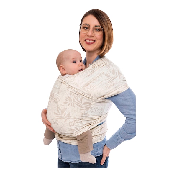 babywalz manduca® - SLINGBabytragetuch 510cm Limited Edition botanic vanilla 50% Rabatt mit kostenlosem Versand