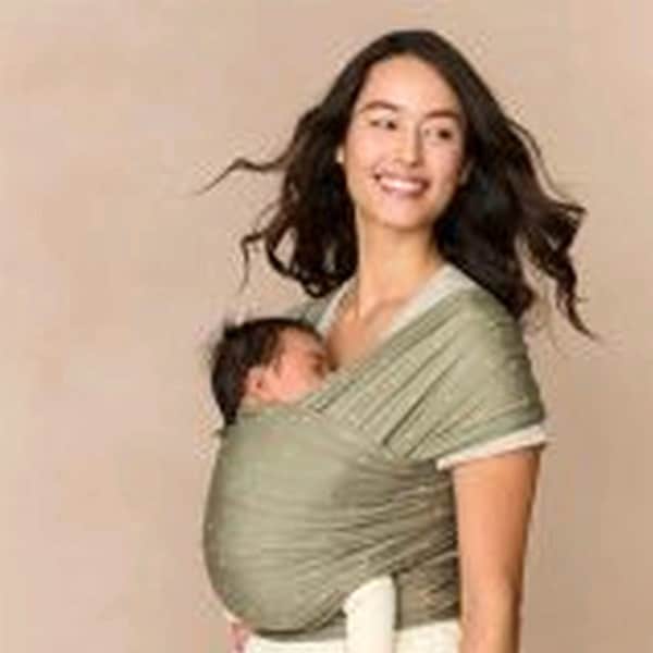 babywalz Ergobaby® - AURA WRAPTragetuch Strick olive diamonds 2025