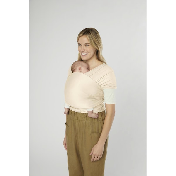 babywalz Ergobaby® - AURA WRAPTragetuch Strick 490 cm cream