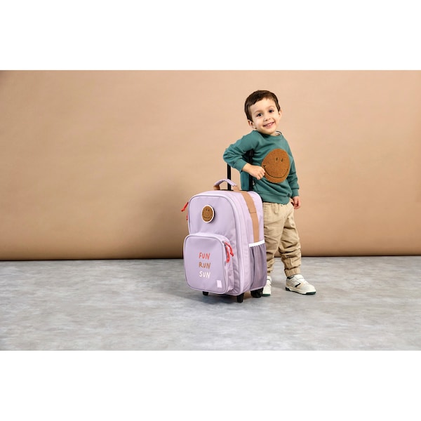 babywalz LässigKindertrolley Little Gang lila Cyber Monday
