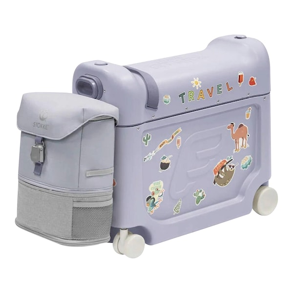 babywalz Stokke® - JetKids™ by Stokke®Reiseset inkl. BedBox und Wickelrucksack arctic blue