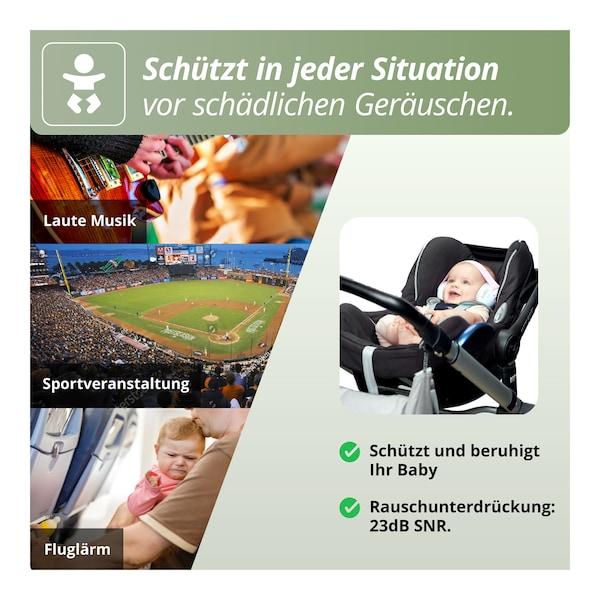 babywalz AlpineMuffy Baby Gehörschutz grün Exklusive Angebote