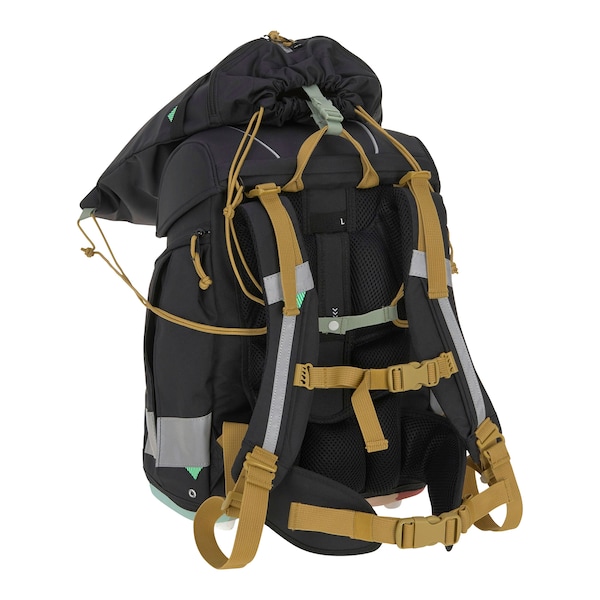 babywalz LässigSchulranzen-Set Boxy Unique 7-tlg. black Räumungsverkauf