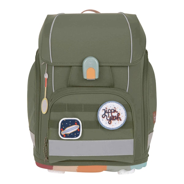 babywalz LässigSchulranzen-Set Boxy Unique 7-tlg. olive Tägliche Deals