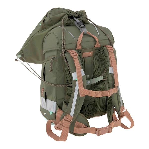 babywalz LässigSchulranzen-Set Boxy Unique 7-tlg. olive Tägliche Deals