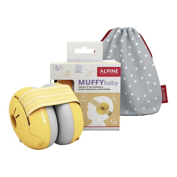 babywalz AlpineMuffy Baby Gehörschutz gelb