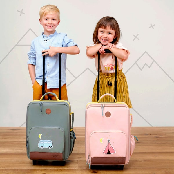 babywalz LässigKindertrolley Adventure Tipi - rosa Letzter Tag
