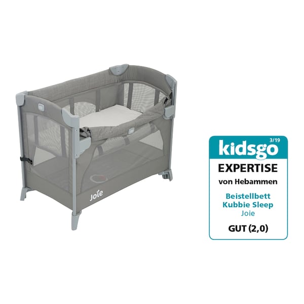 babywalz JoieReisebett Kubbie Sleep foggy gray Sonderangebot der Fabrik