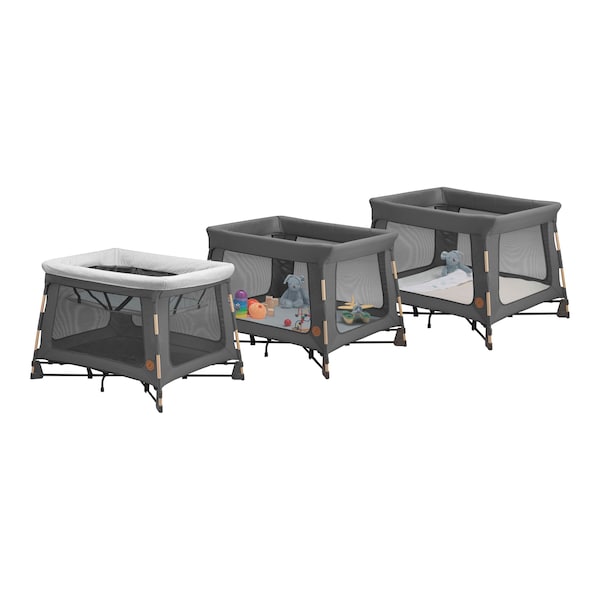 babywalz Maxi-CosiReisebett Swift 3-in-1 Beyond Graphite Eco Vierteljährliche Förderung