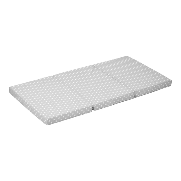 babywalz AlviMatratze für Reisebett 60x120 cm grau / kleiner Stern Nur noch ein Tag übrig