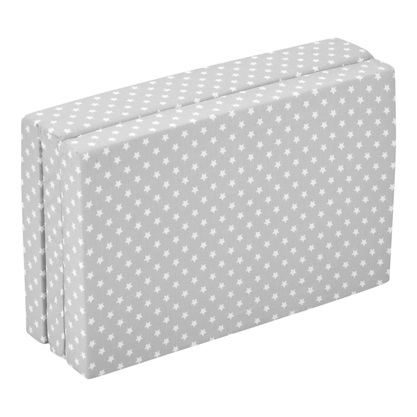 babywalz AlviMatratze für Reisebett 60x120 cm grau / kleiner Stern Nur noch ein Tag übrig
