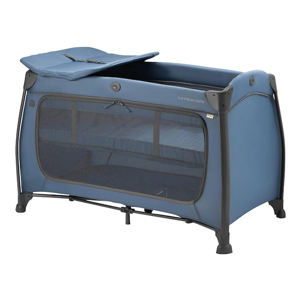 babywalz HauckReisebett Play n Relax Center Dark Blue Online